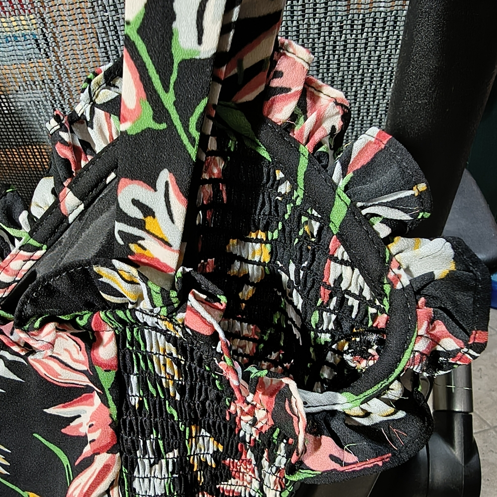 Likely Black Floral Mini Dress - Picture 10 of 14